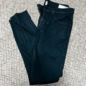 Green Coated Rag & Bone Jeans